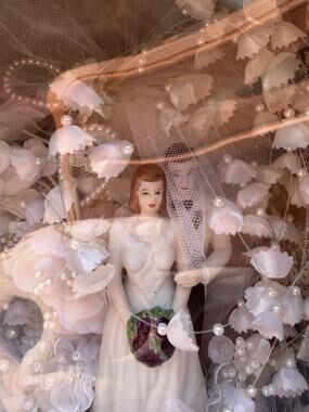Vintage Wilton Sophistication Wedding Cake Topper Bride Groom Boxed 0117-00202